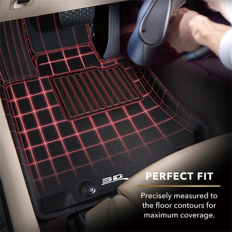 3D MAXpider 19-21 Volvo S60 / V60 Hybrid Kagu 2nd Row Floormats - Black-dsg-performance-canada