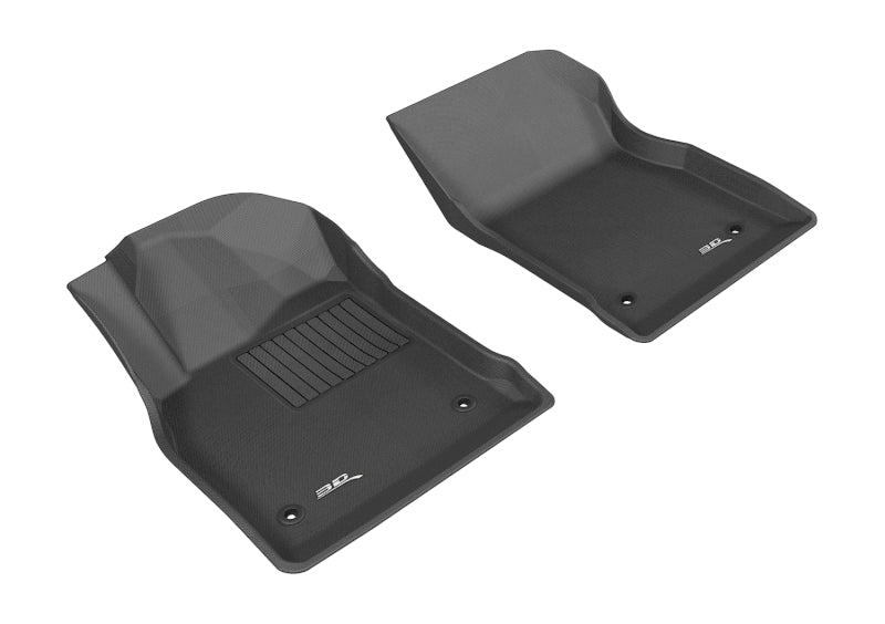 3D MAXpider 2011-2015 Chevrolet Cruze/Cruze Limited Kagu 1st Row Floormat - Black-dsg-performance-canada