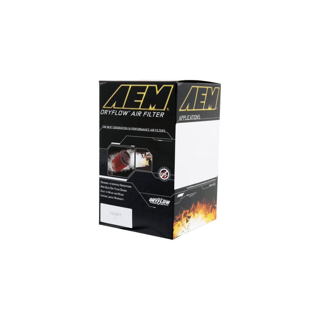 AEM 2-3/4in x 6-7/8in Oval DryFlow Air Filter-dsg-performance-canada