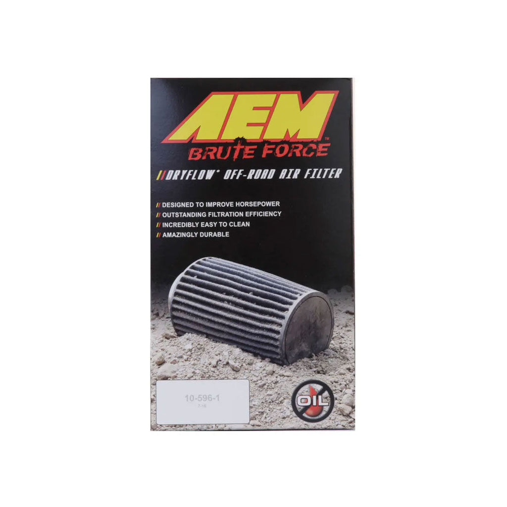 AEM Dryflow 4in. X 9in. Round Tapered Air Filter-dsg-performance-canada