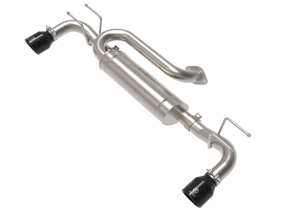 aFe 19-22 Mazda 3 L4 2.5L Takeda 3in to 2-1/2in 304 Stainless Steel Axle-Back Exhaust w/ Black Tip-dsg-performance-canada