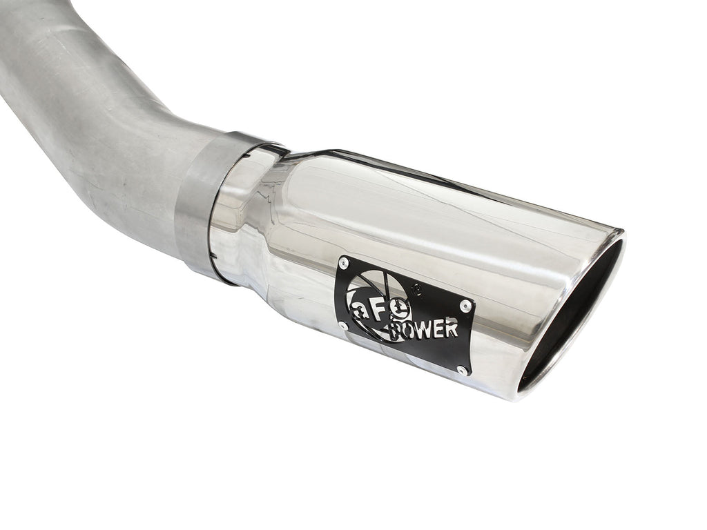 aFe Atlas Exhausts 4in Cat-Back Aluminized Steel Exhaust 2015 Ford F-150 V6 3.5L (tt) Polished Tip-dsg-performance-canada