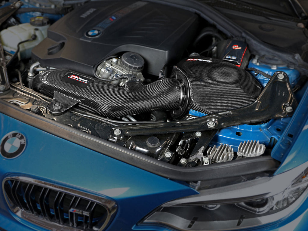 aFe Black Series Carbon Fiber CAIS w/Pro 5R Filter 16-18 BMW M2 (F87) L6-3.0L-dsg-performance-canada