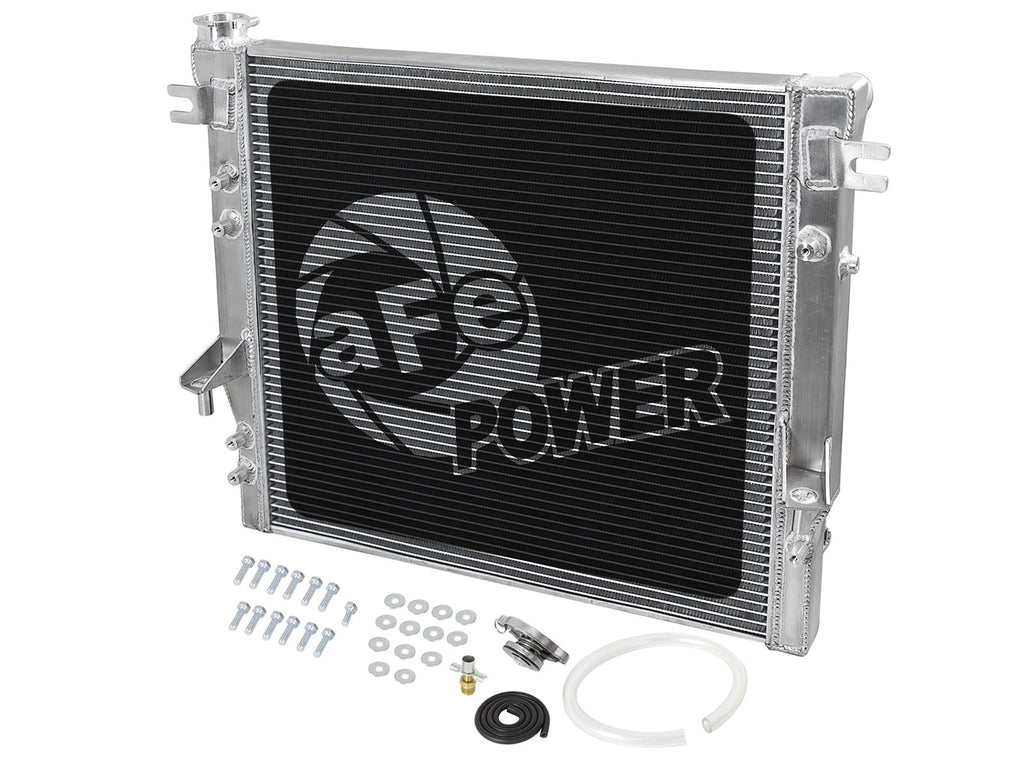 aFe BladeRunner Street Series Tube & Fin Aluminum Radiator 07-18 Jeep Wrangler (JK) V6-3.6L/3.8L-dsg-performance-canada