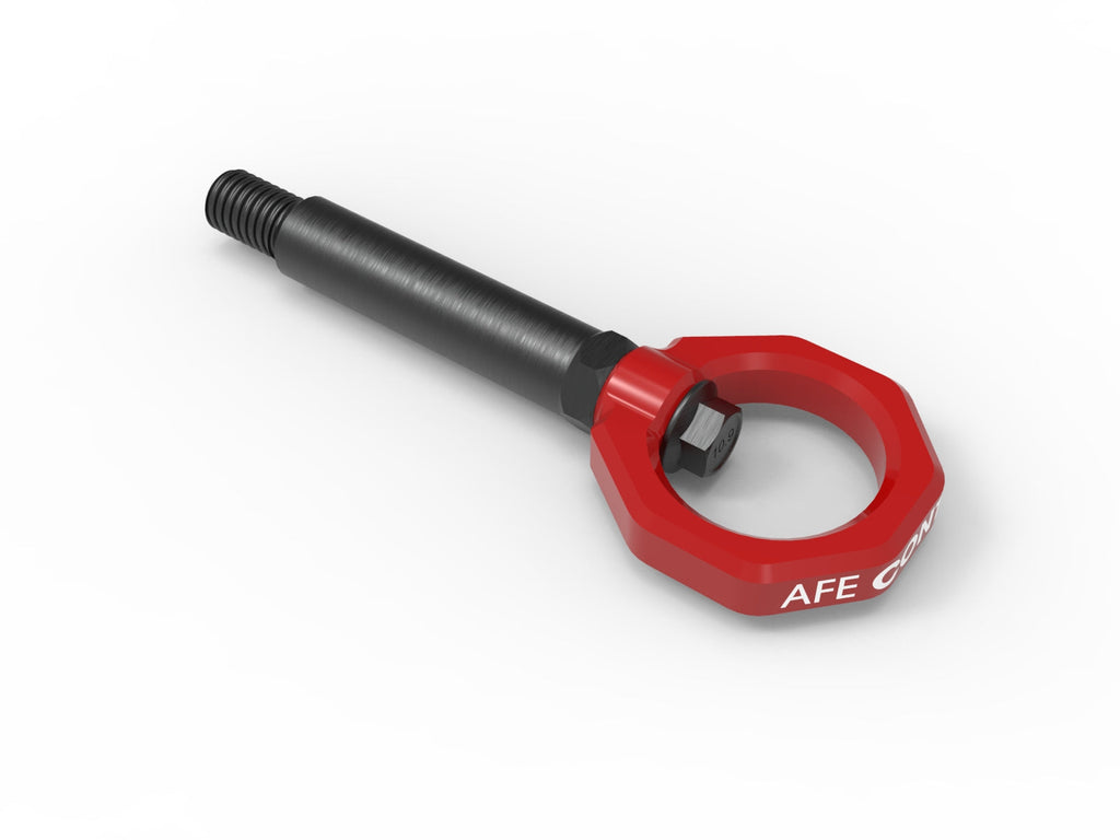aFe Control Rear Tow Hook Red BMW F-Chassis 2/3/4/M – DSG Performance Canada