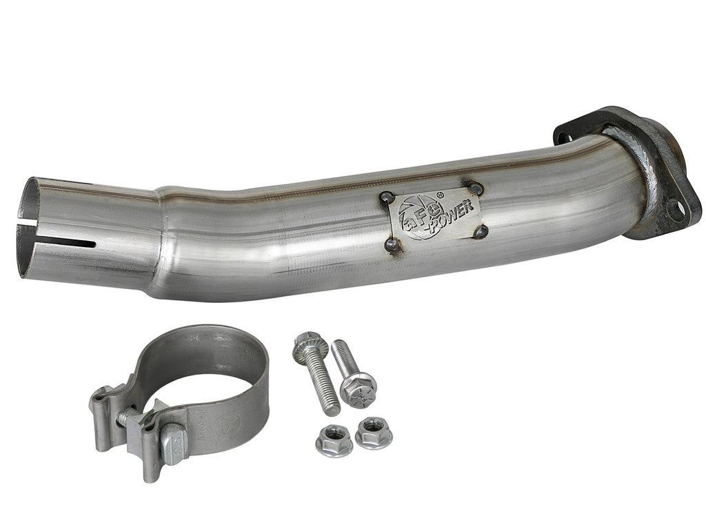aFe Twisted Steel 2in Stainless Steel Loop Delete Down-Pipe 2018+ Jeep Wrangler (JL) V6 3.6L-dsg-performance-canada