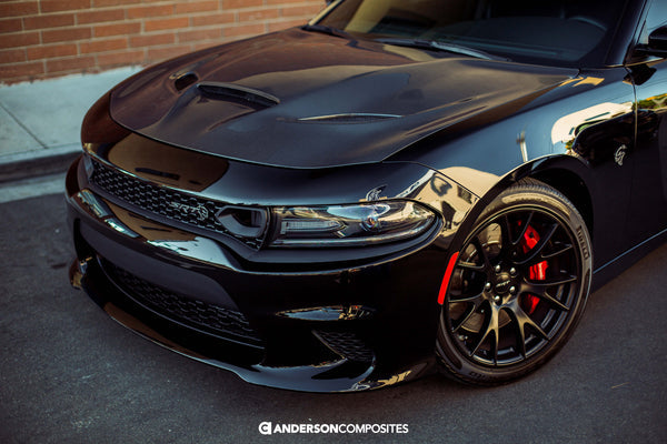 Anderson Composites 15-18 Dodge Charger Hellcat Type-OE Style Carbon Fiber Hood-dsg-performance-canada