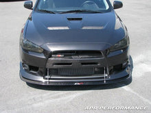 Load image into Gallery viewer, APR Performance Carbon Fiber Wind Splitter with Rods for Mitsubishi Evo 10 With Factory Aero Lip 2008 - 2016-dsg-performance-canada