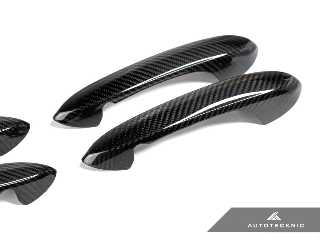 AutoTecknic Dry Carbon Door Handle Trim Set - G30 5-Series