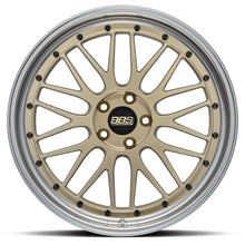 Load image into Gallery viewer, BBS LM 18x8 5x114.3 ET40 Gold Center Diamond Cut Lip Wheel - 82mm PFS/Clip Required-dsg-performance-canada