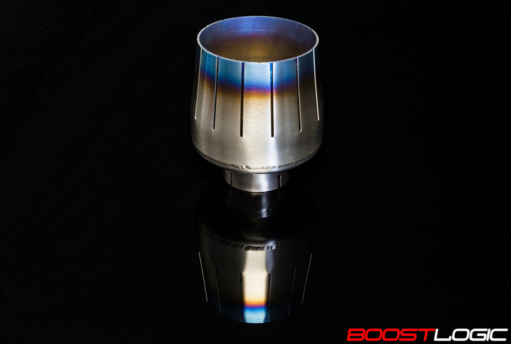 Boost Logic R35 F16 Titanium Exhaust Tip Set Nissan R35 GTR 09+-dsg-performance-canada