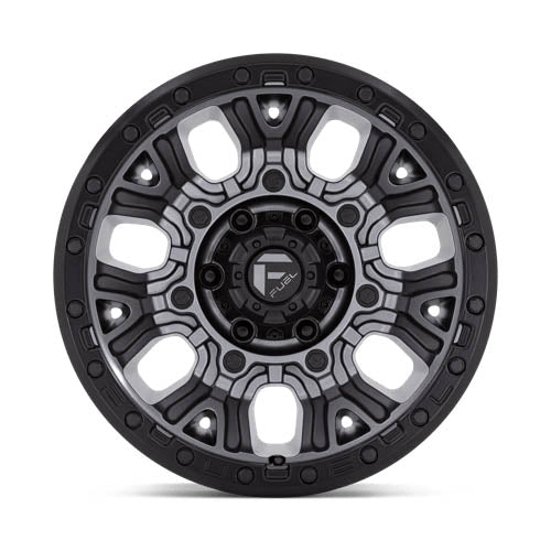 D825 Traction Wheel - 17x9 / 5x127 / -12mm Offset - Matte Gunmetal With Black Ring-dsg-performance-canada