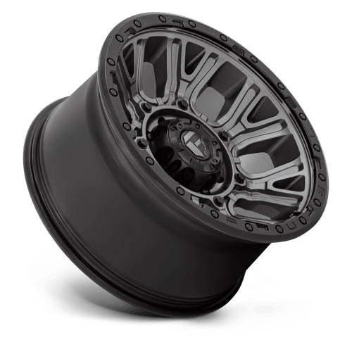 D825 Traction Wheel - 20x10 / 8x180 / -18mm Offset - Matte Gunmetal With Black Ring-dsg-performance-canada