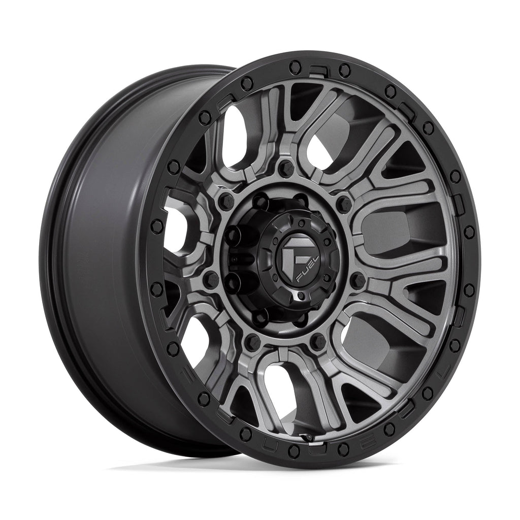 D825 Traction Wheel - 20x9 / 8x170 / +1mm Offset - Matte Gunmetal With Black Ring-dsg-performance-canada