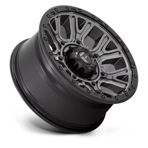 D825 Traction Wheel - 20x9 / 8x180 / +1mm Offset - Matte Gunmetal With Black Ring-dsg-performance-canada
