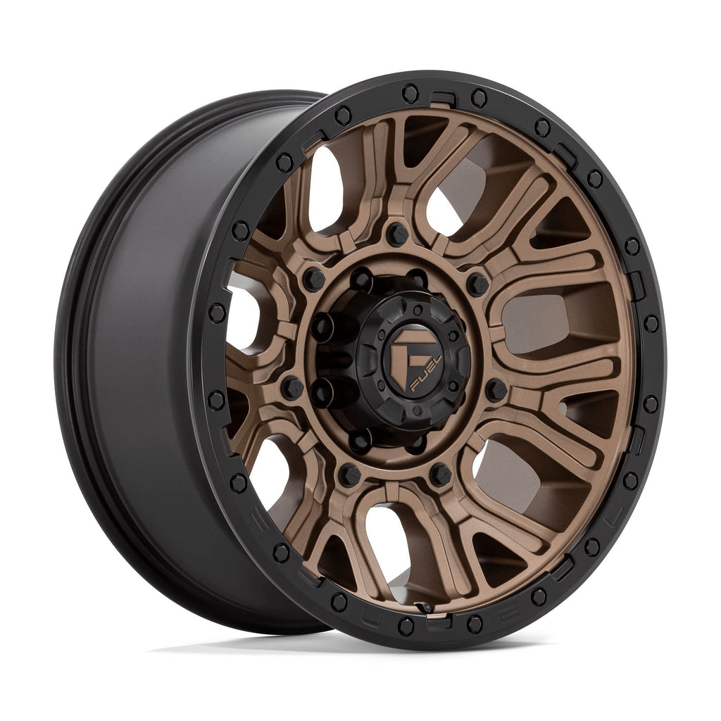 D826 Traction Wheel - 20x9 / 8x180 / +1mm Offset - Matte Bronze With Black Ring-dsg-performance-canada