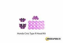 Load image into Gallery viewer, Dress Up Bolts Titanium Hardware Hood Kit - Honda Civic Type R (2017-2021)-dsg-performance-canada