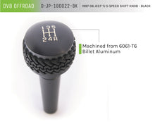 Load image into Gallery viewer, DV8 Offroad 1997-06 Jeep TJ 5-Speed Shift Knob And Lever Black-dsg-performance-canada