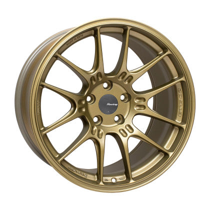 Enkei GTC02 18x10 5x112 32mm Offset 66.5mm Bore Titanium Gold Wheel-dsg-performance-canada