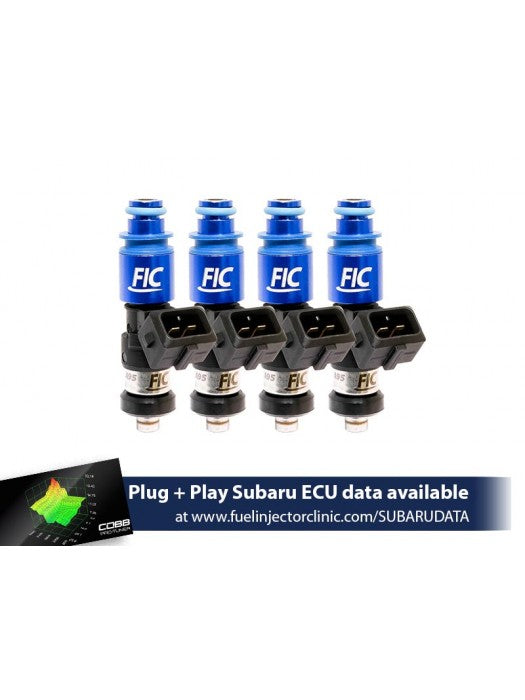 FIC 1650cc Subaru WRX('02-'14)/STi ('07+) Fuel Injector Clinic Injector Set (High-Z)-dsg-performance-canada