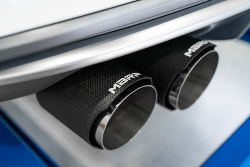 MBRP 15-18 Audi S3 SS 3in Quad Split Rear Exit w/ Carbon Fiber Tips - T304-dsg-performance-canada