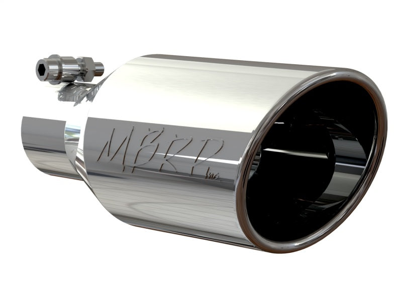MBRP Universal Tip 4.5 O.D. Angle Rolled End 2.5 Inlet 11in Length - T304-dsg-performance-canada