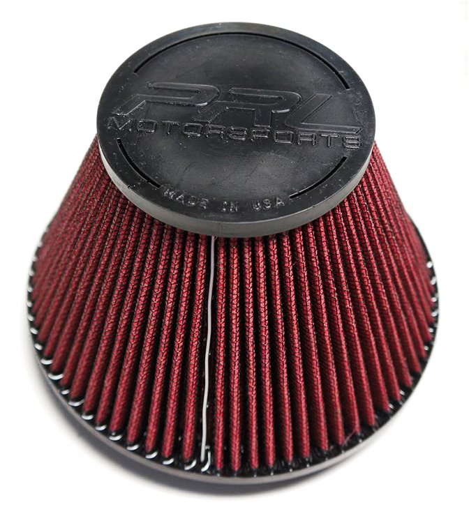 PRL Motorsports 6.00" Inlet Oiled Cone Filter - Short-dsg-performance-canada
