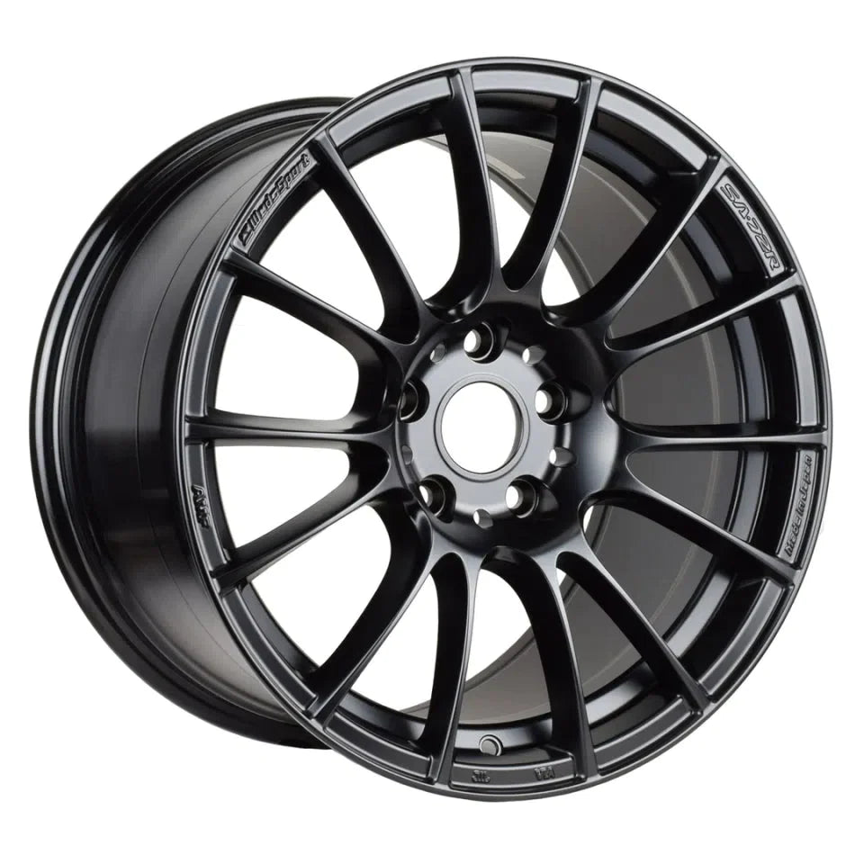 WedsSport SA-72R Wheel - 15x5.0 / 4x100 / +45mm Offset - Hyper Black Clear-dsg-performance-canada